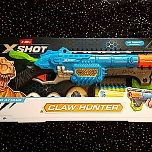 X-Shot Claw Hunter Toy Blaster - Blue and Orange
